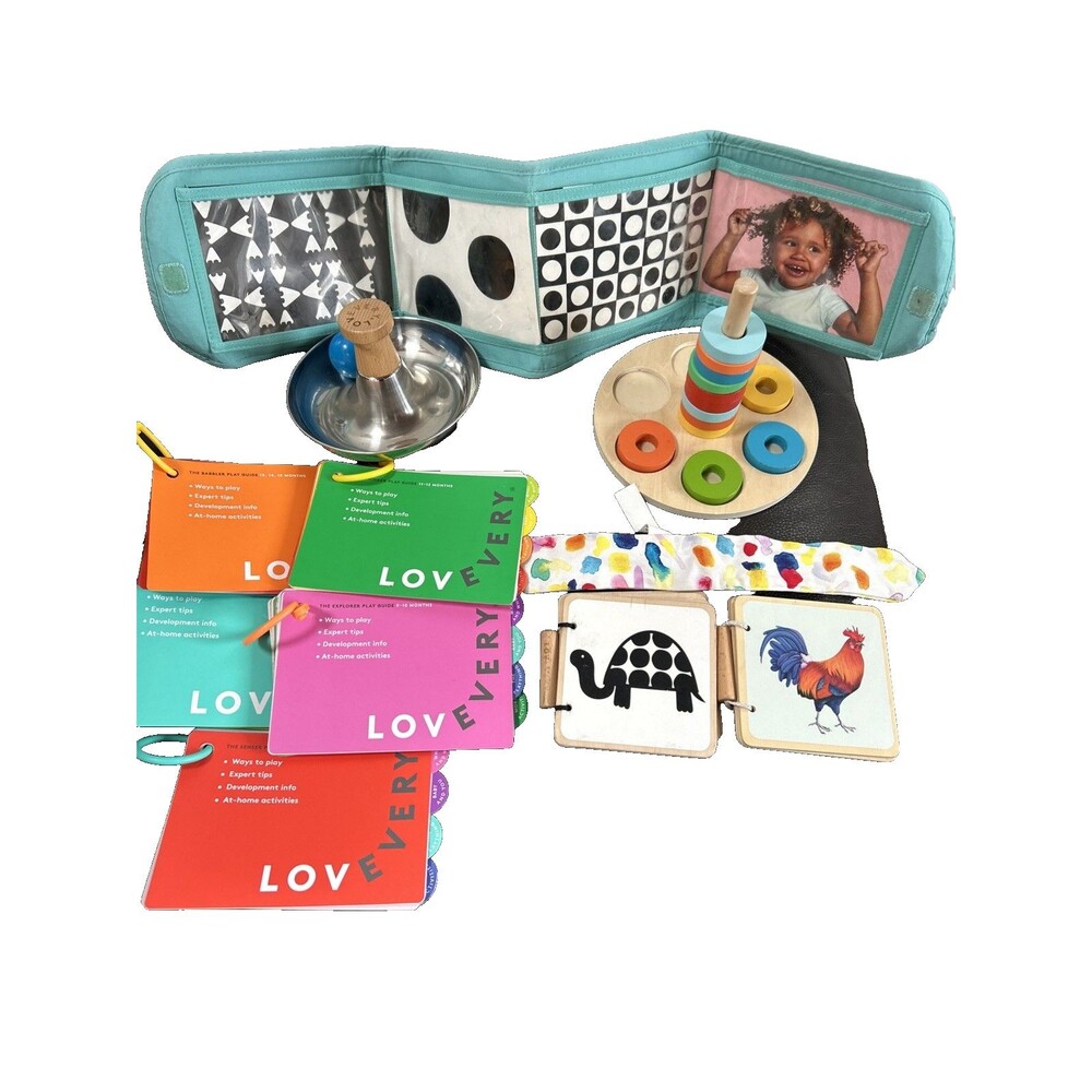 Lovevery Mixed Montessori Toy Bundle Lot With 5 Play Guides Baby Development